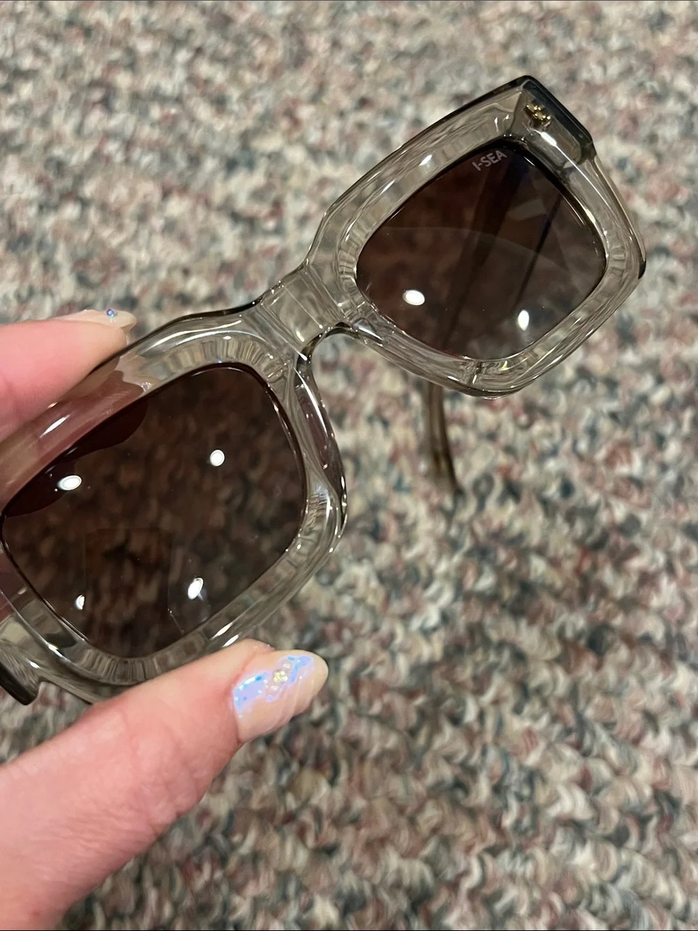 I Sea Taupe Frame Sunglasses with Brown Lenses - Picture 4 of 4